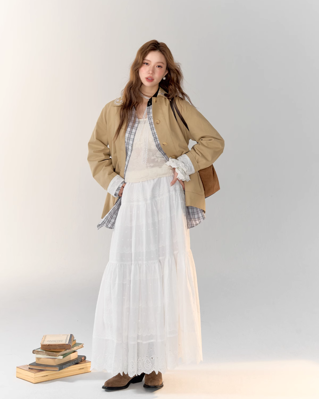 Race Tiered Skirt ASG0022