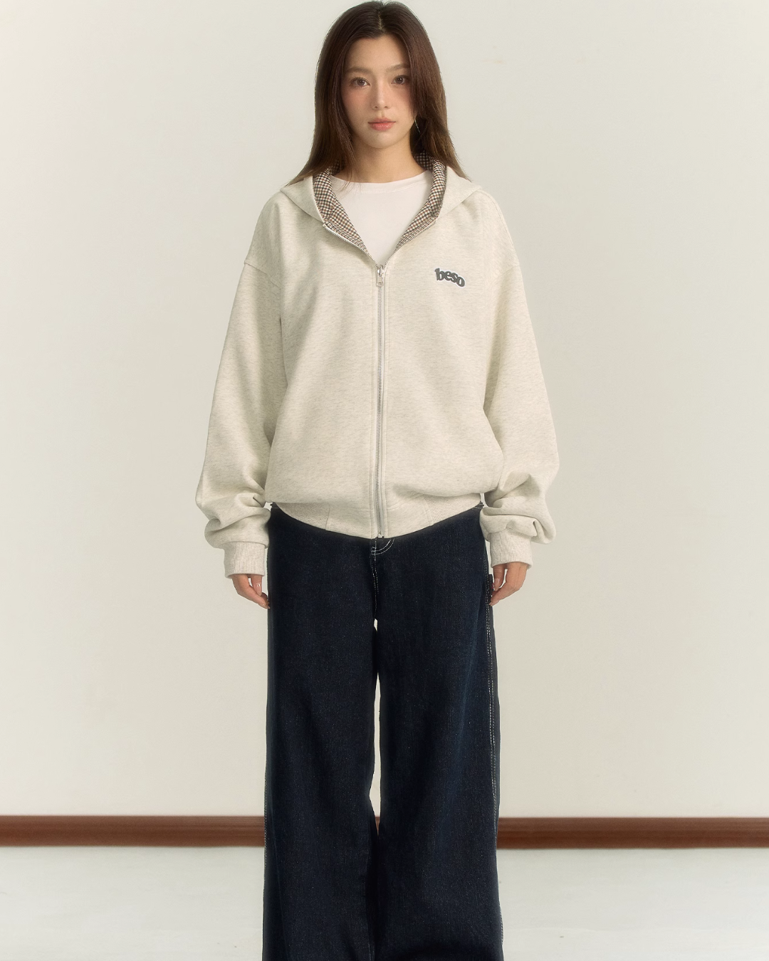 Reversible Paid Hood Zip Jacket BES0001