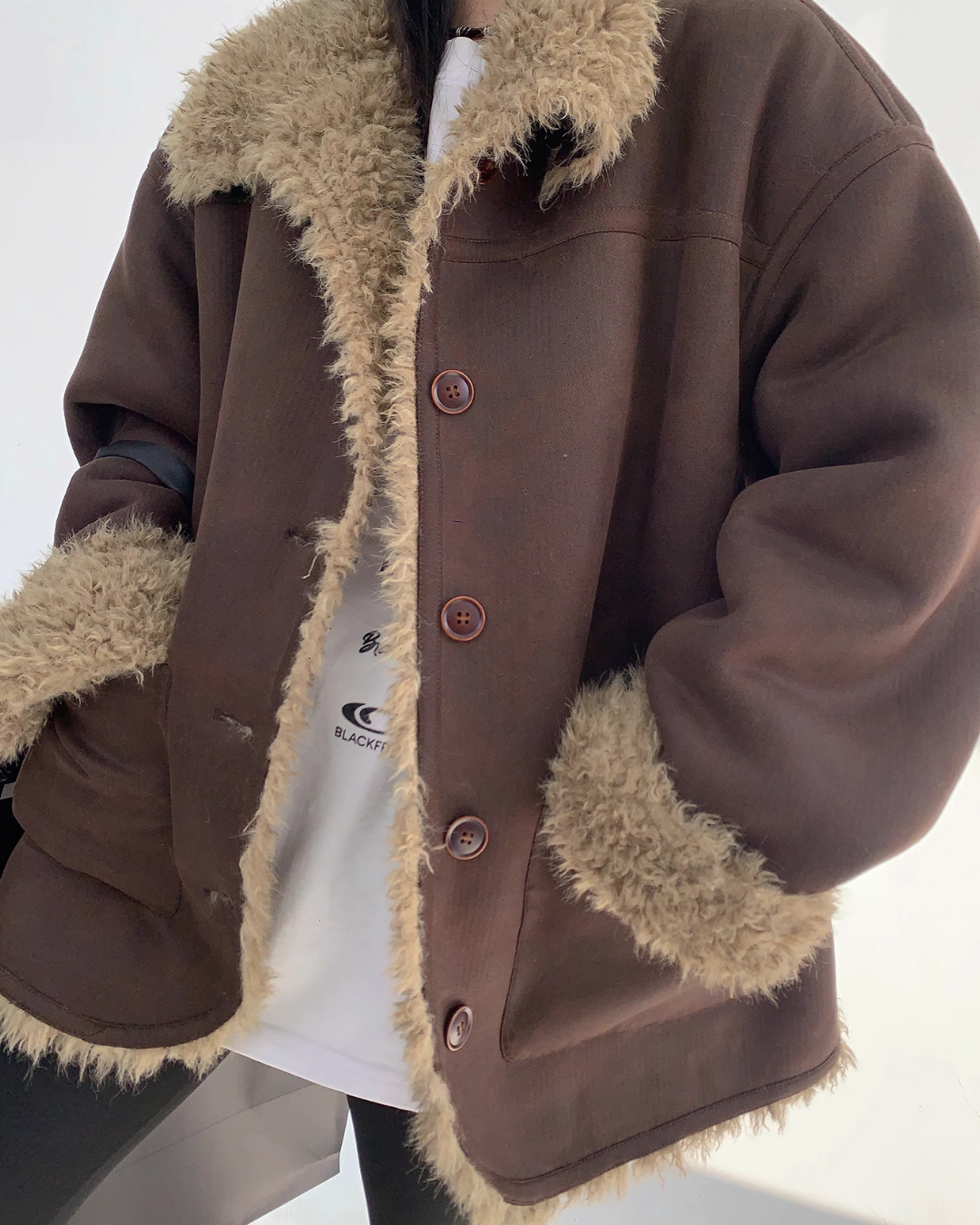 Maillard Fur Mouton Jacket YLS0686