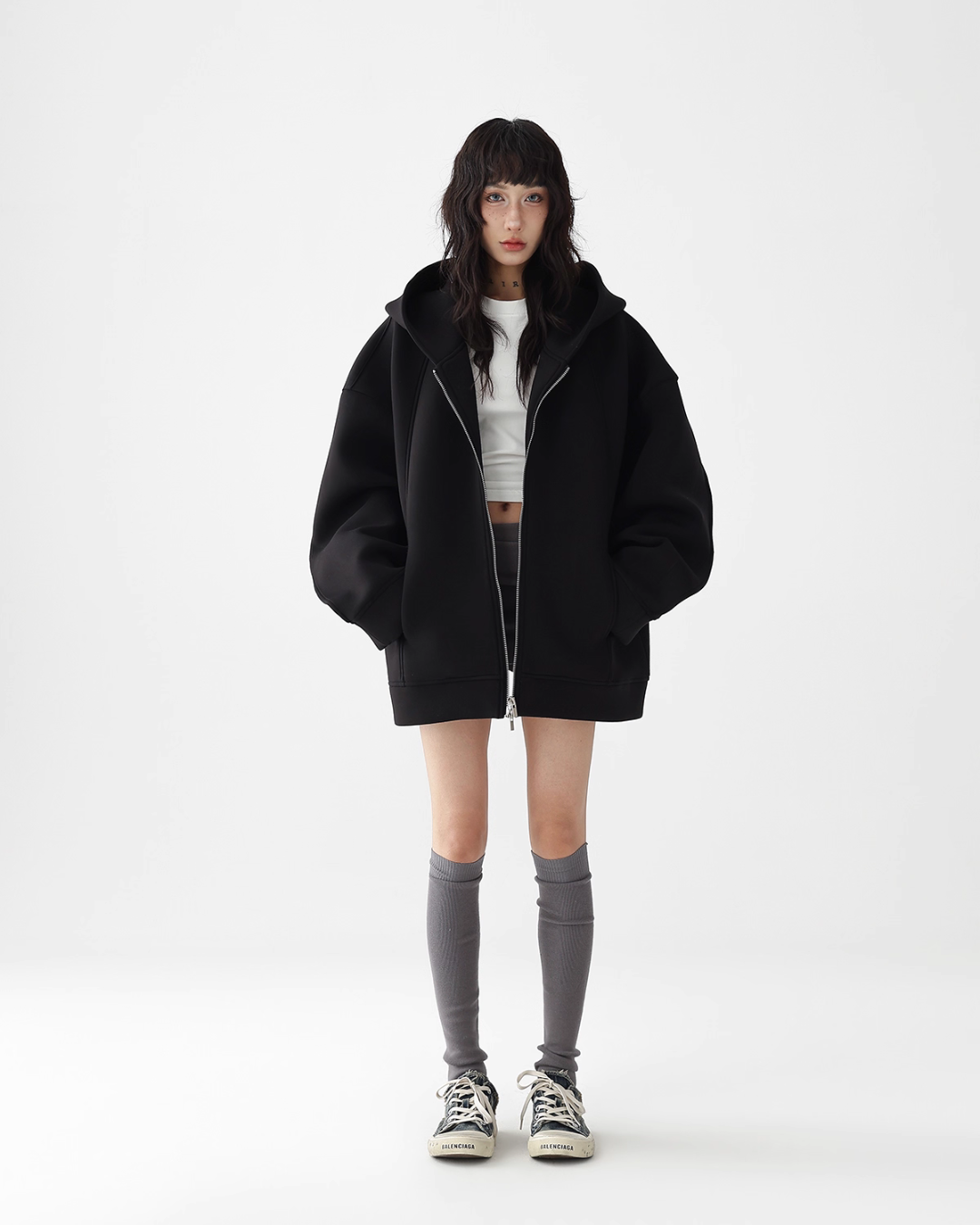 Big Silhouette Zip Hoodie ACS0291