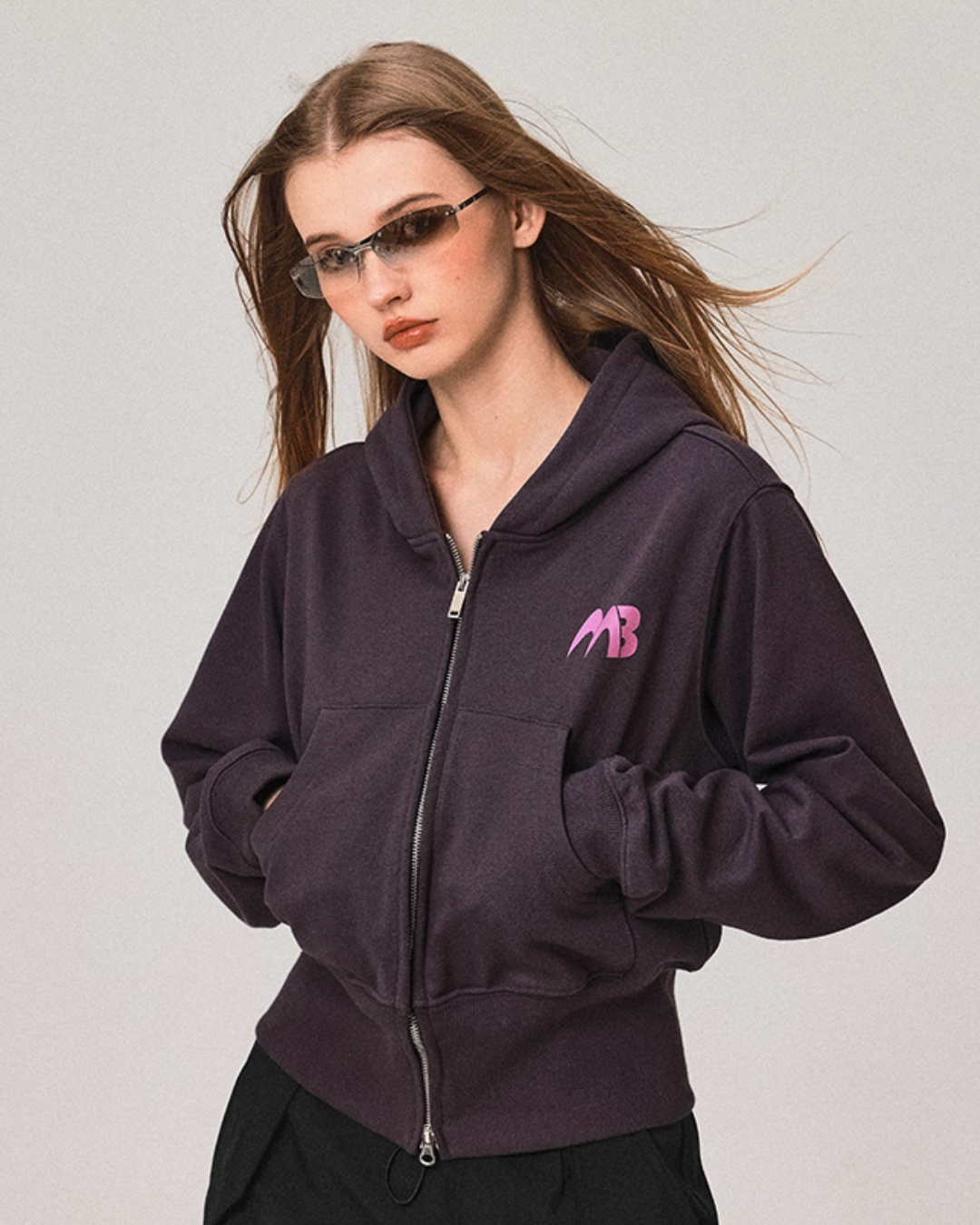 Double Zip Compact Hoodie MDB0005