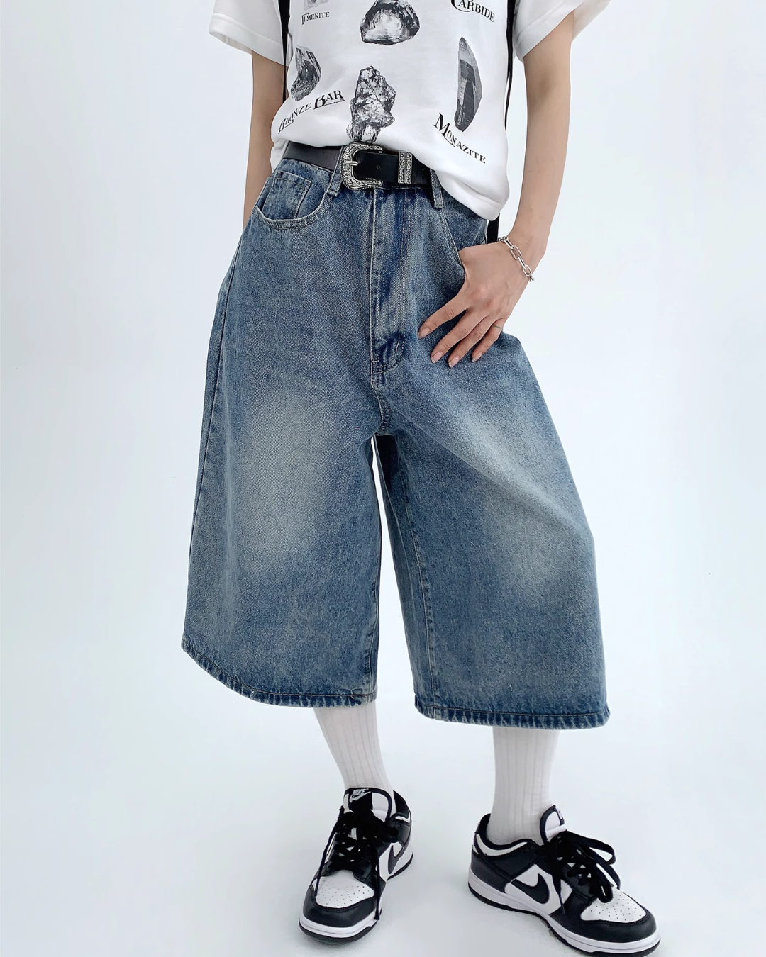 Vintage Half Denim Pants YLS0421