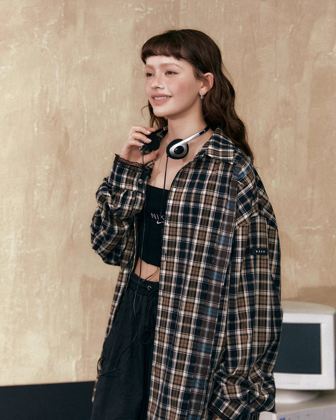 Mini Check Fishing Shirt EZK0058