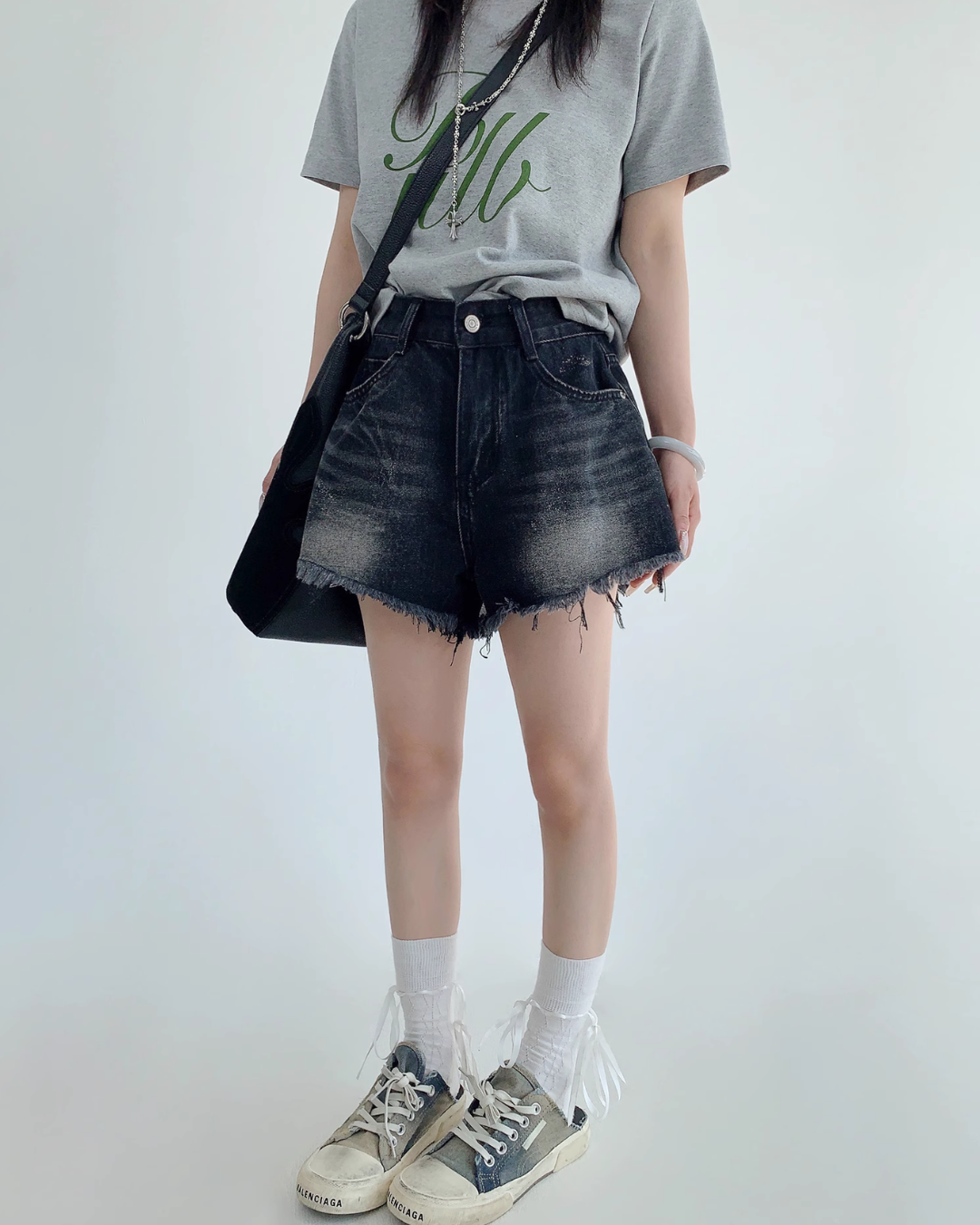 Vintage Denim Short Pants YLS0839