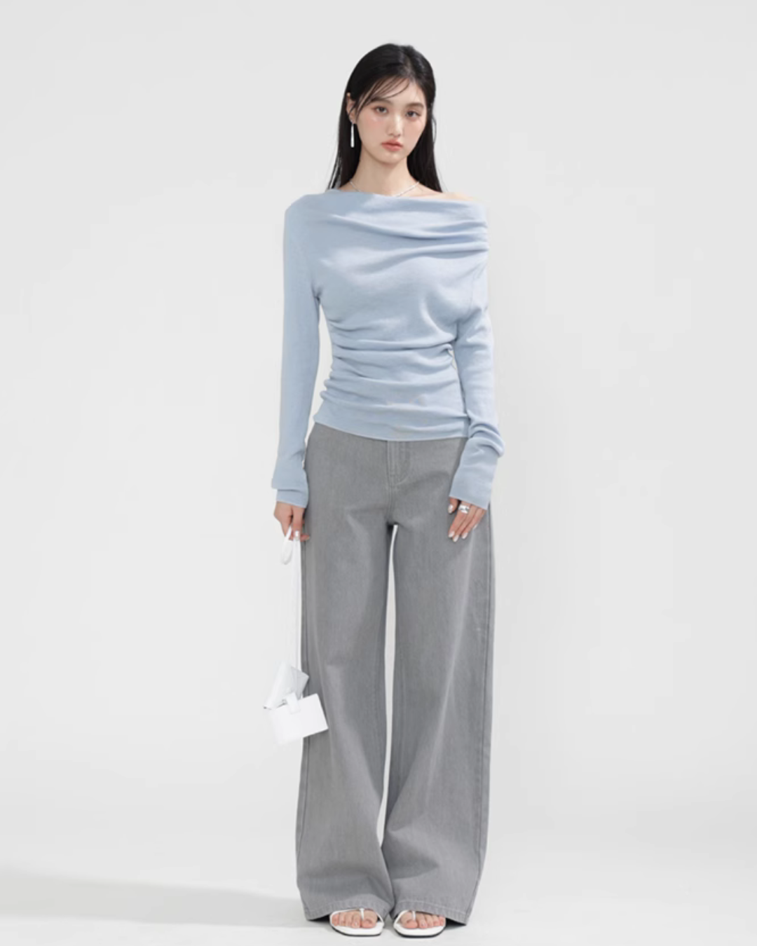 Draped Wrap Top CHS0008