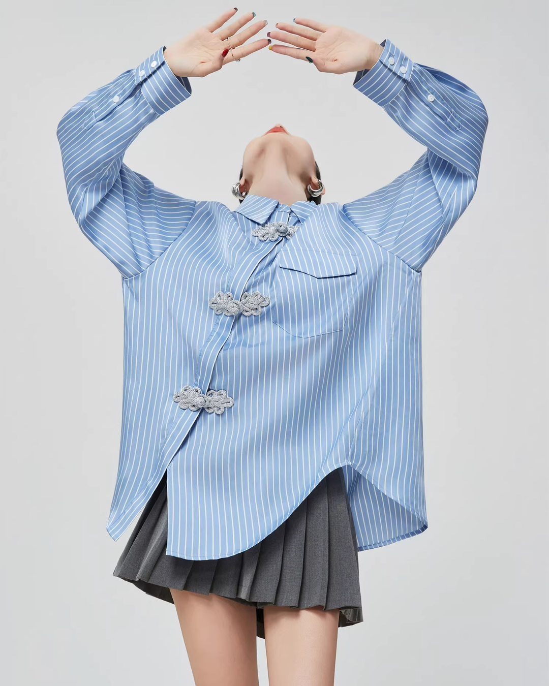 Chinese-Style Long-Sleeve Shirt FER0057