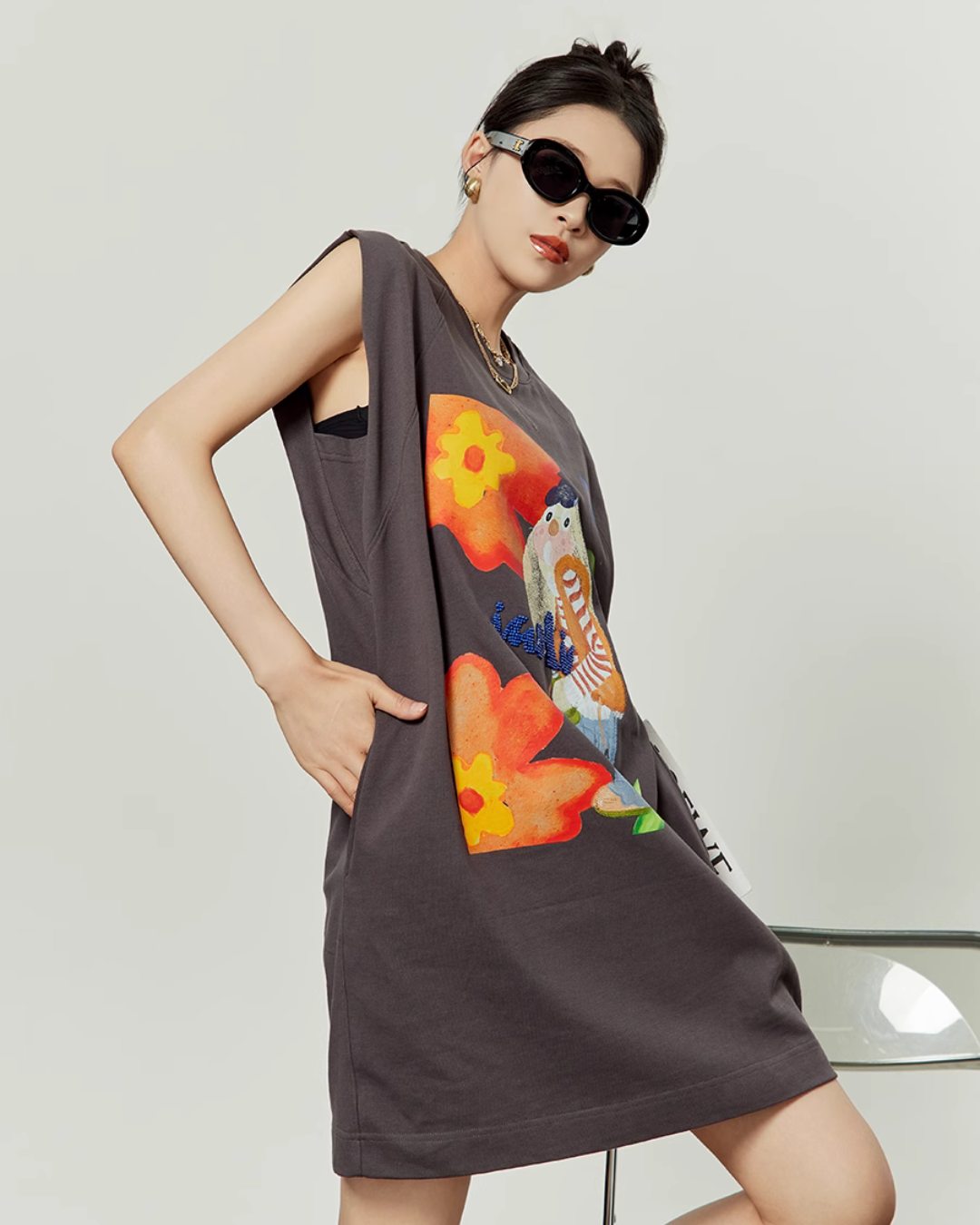 Unique Design Mini Dress LLA0111