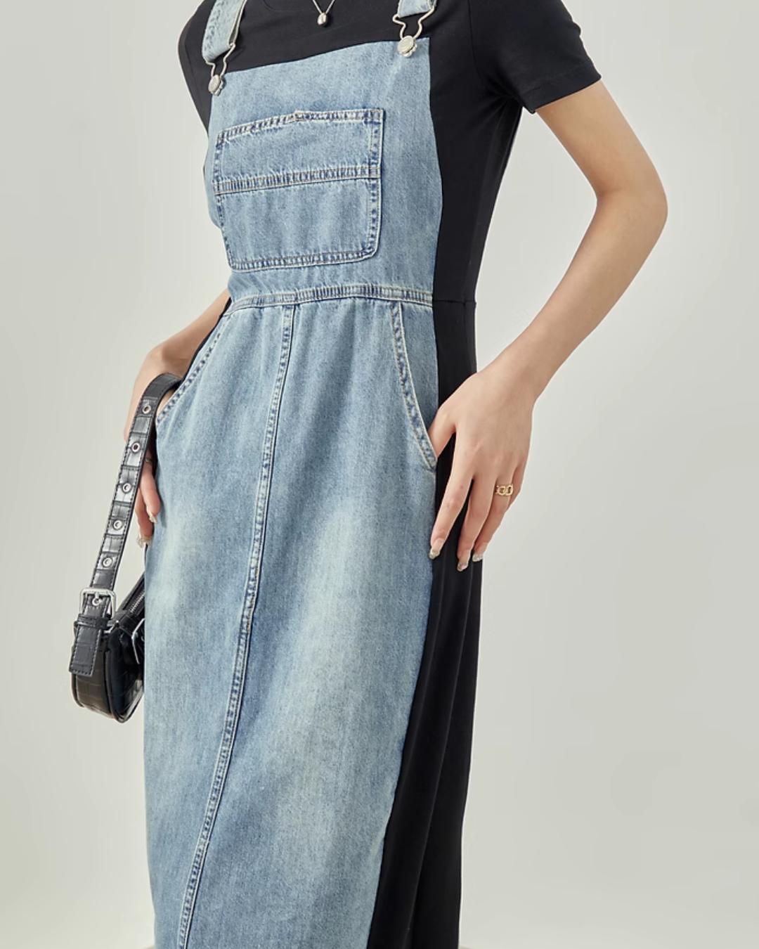 Salopette Style T-shirt dress LLA0079