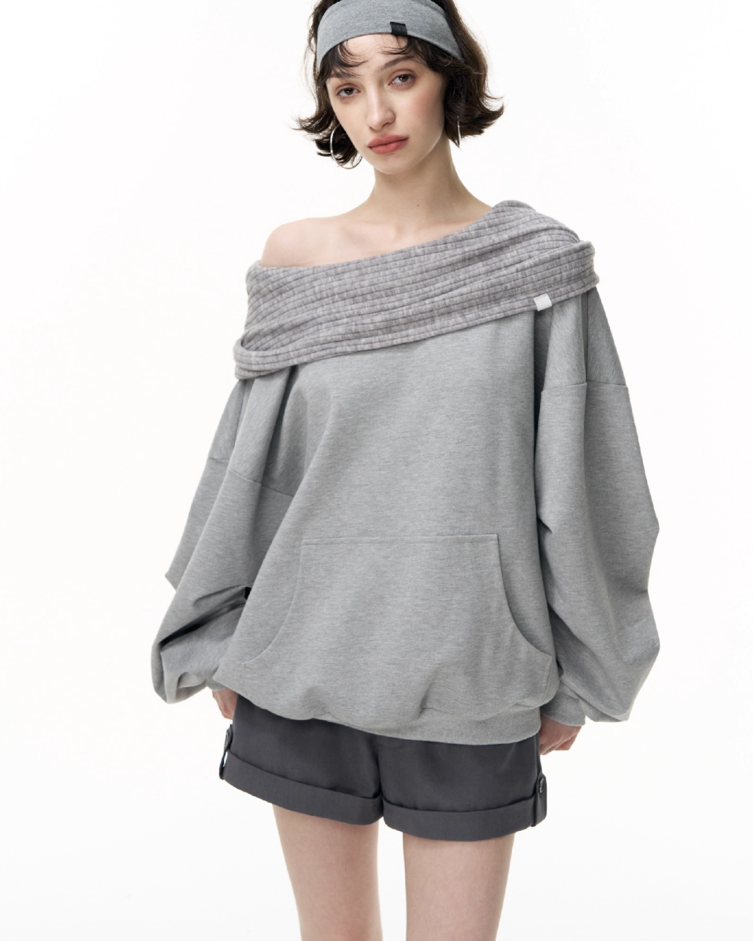 Off Shoulder Massive Sleeve Top SHE0007