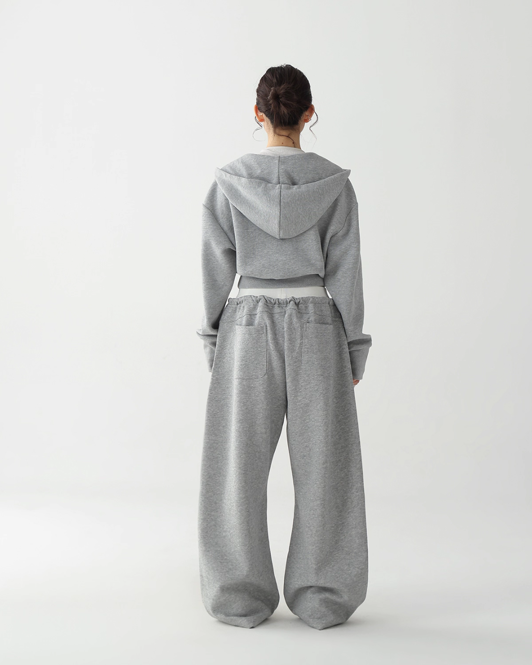 Half Zip Hoodie / Wide Sweatpants ACS0285