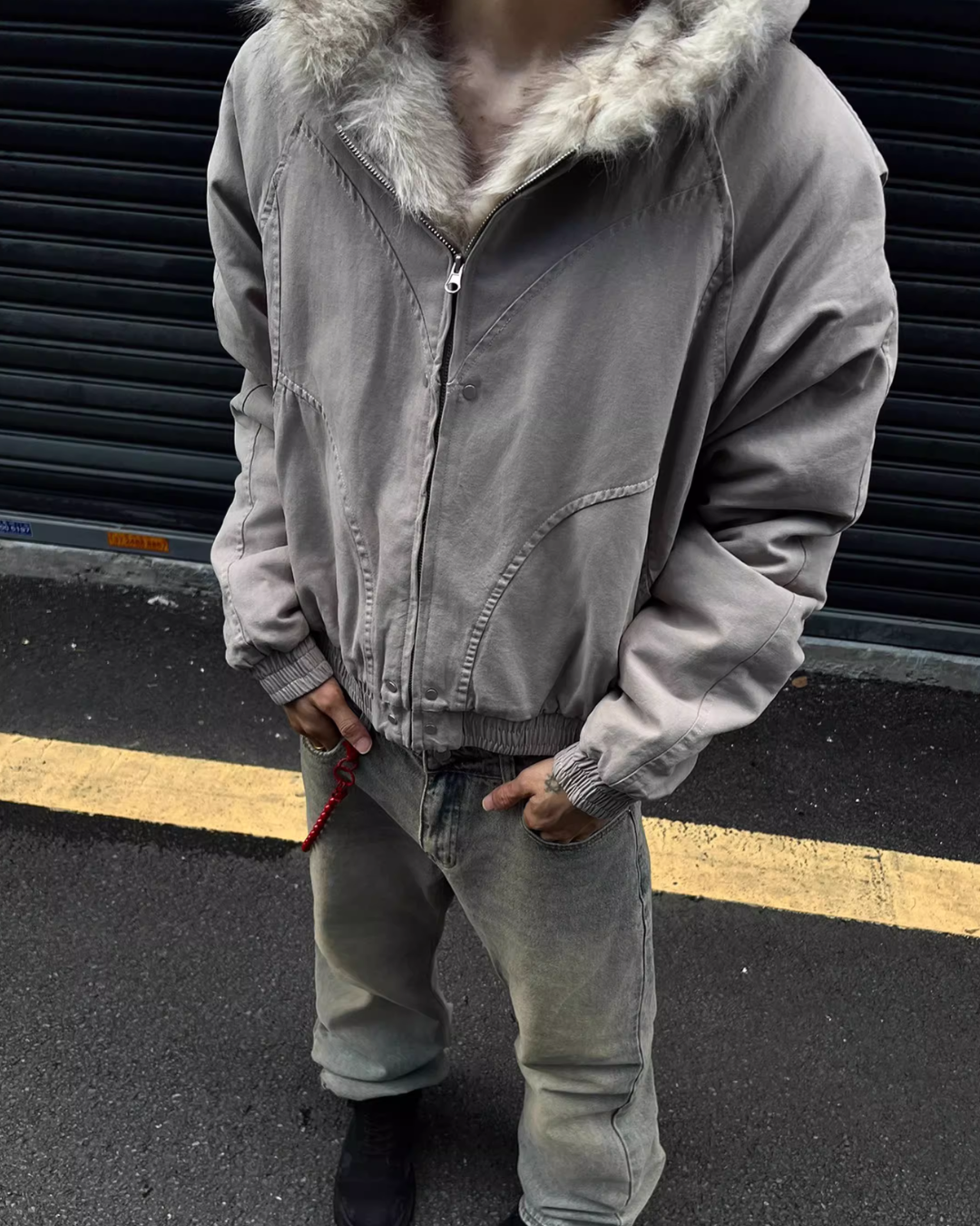 Fur Blouson Jacket FLG0011