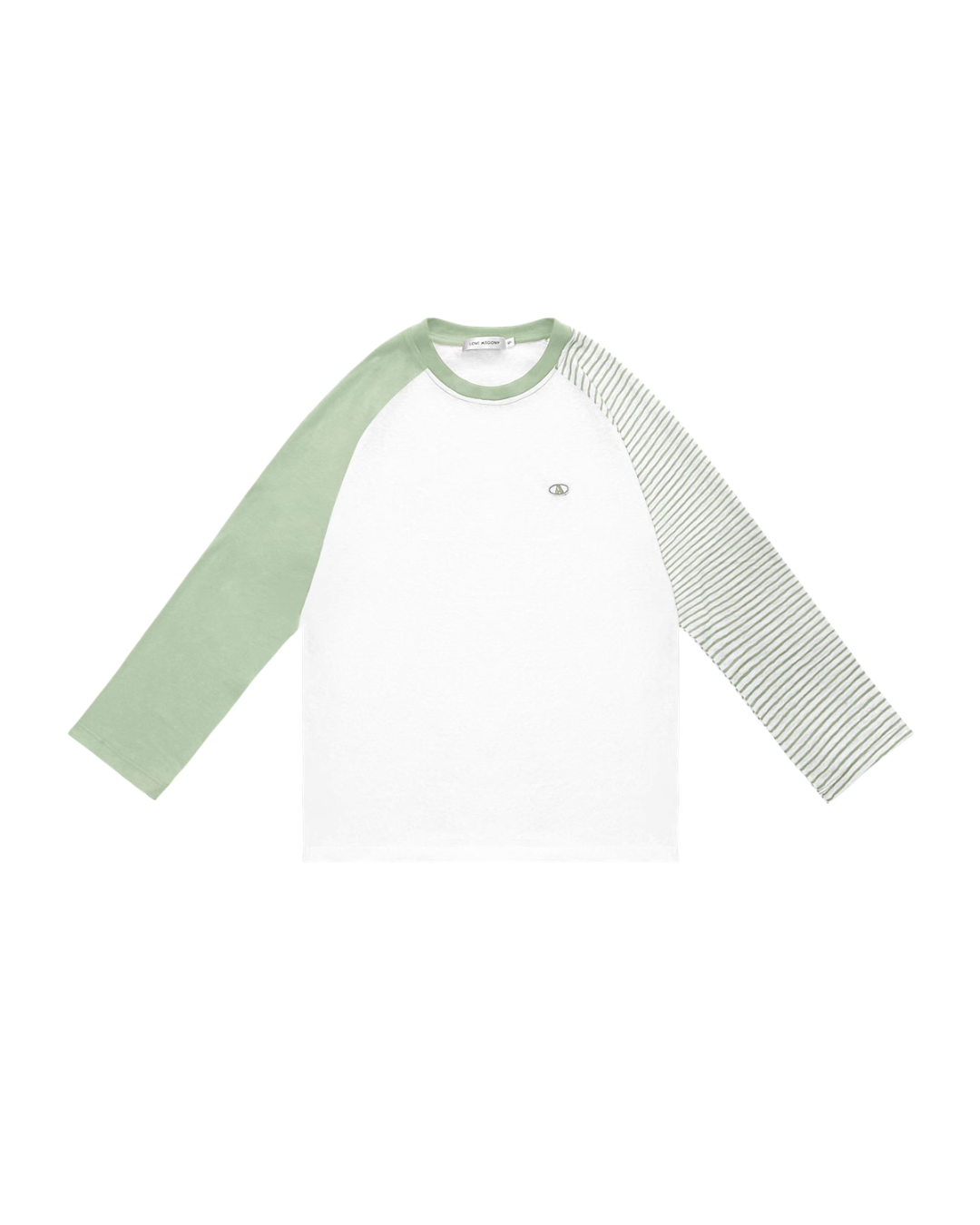 Strip Contrast Raglan Sleeve Tops ASG0046