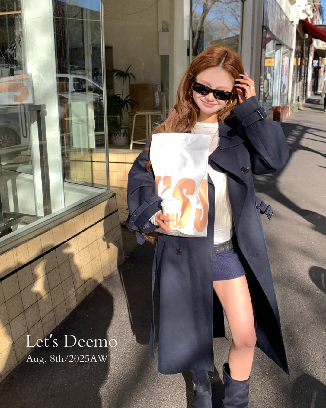 Trench Coat With Belt DEM0002