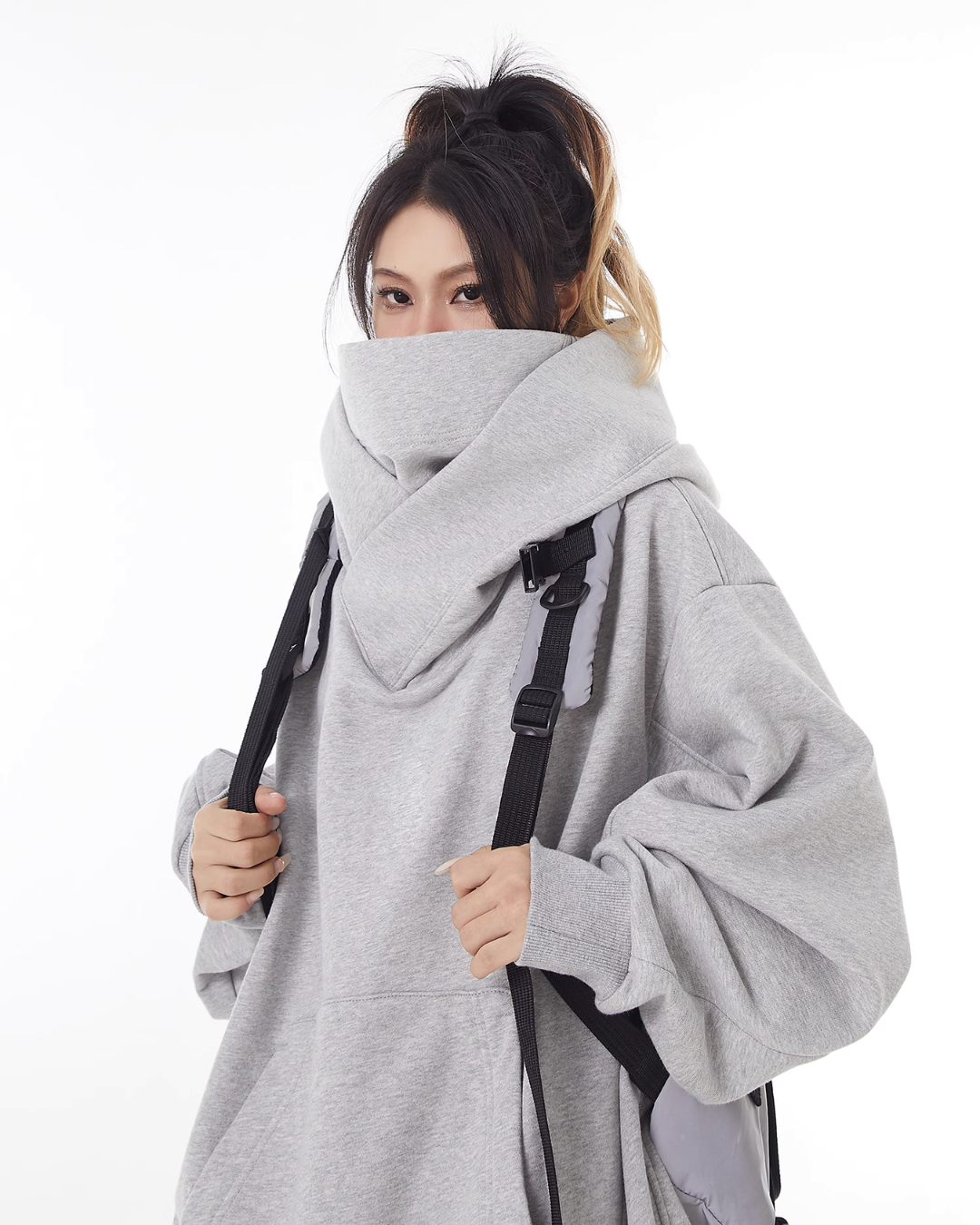 Turtleneck Sweat Hoodie HGX0001