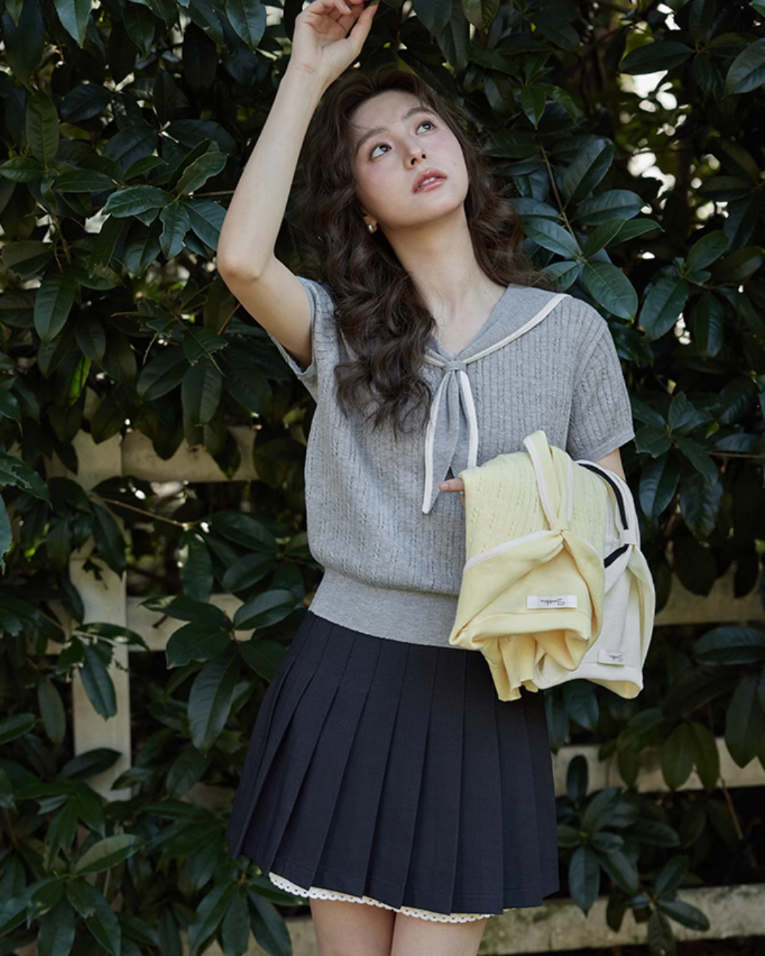 Sailor Collar Knit Top SMS0006