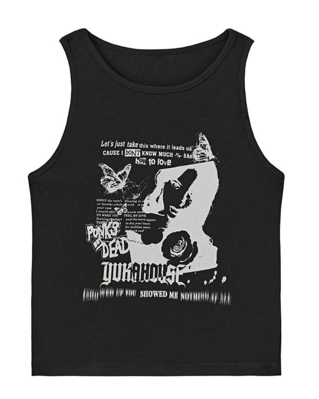 Mode Amesri Short Length Tank Top YKH0019
