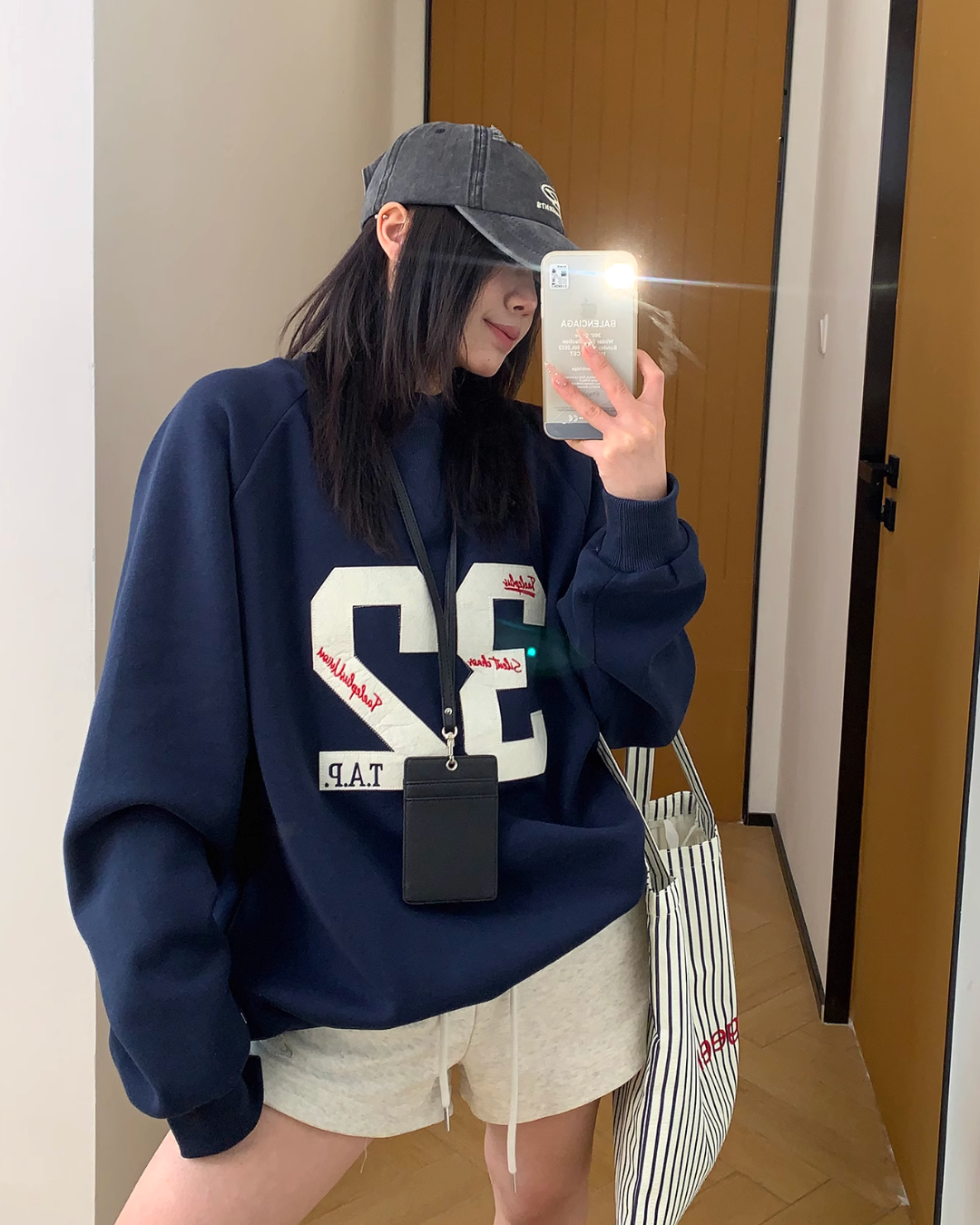 Number Logo Sweat Top YLS0827