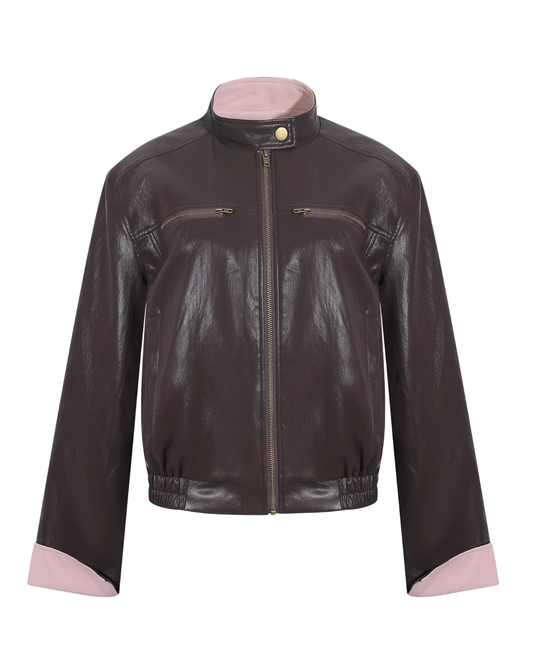 Pink Leather Jacket WDB0016