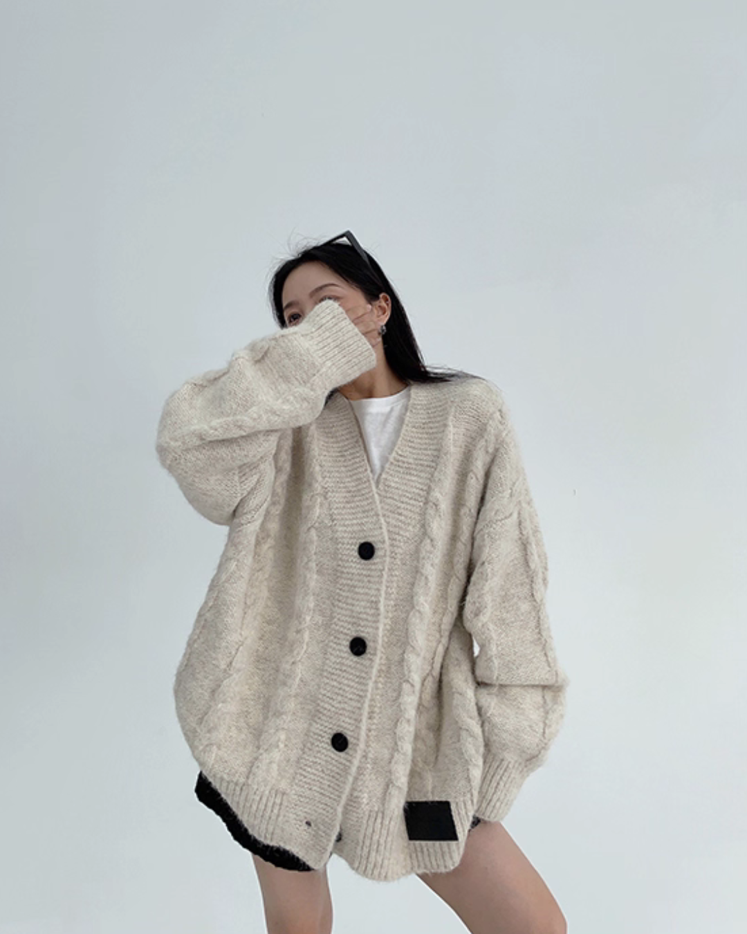 Cable Knit Cardigan YLS0961