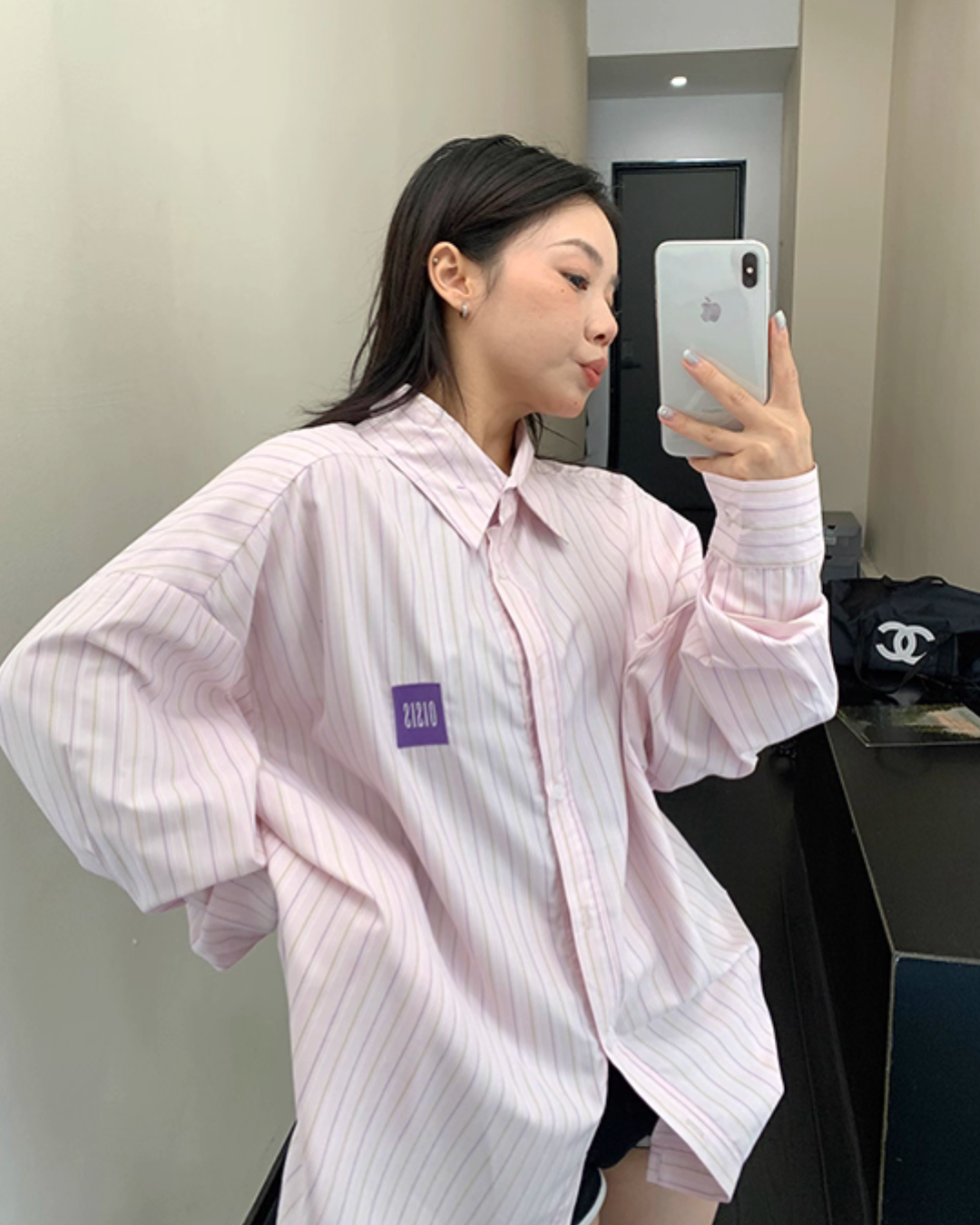 Striped Long Sleeve Shirt YLS0897