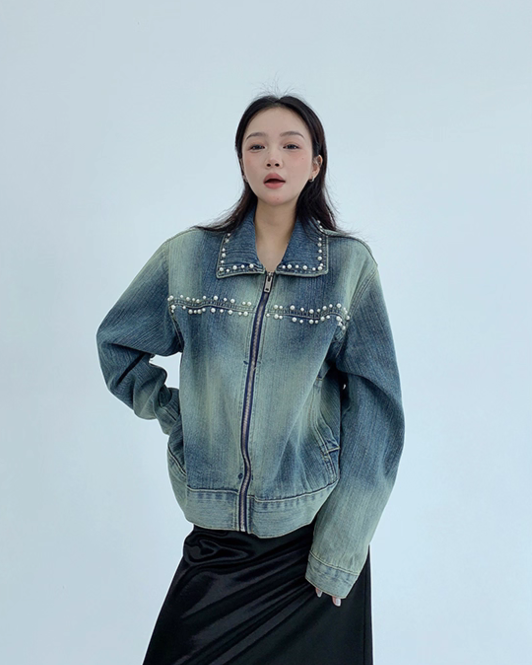 Vintage Short Denim Jacket YLS0898