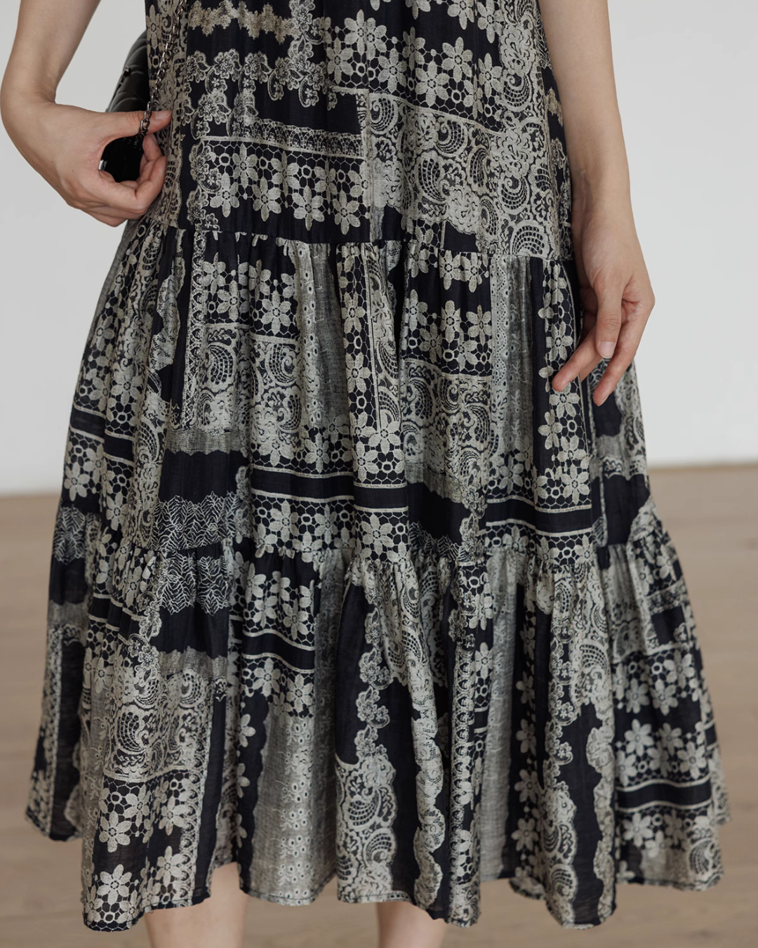 Halter Neck Resort Floral Dress VAS0053