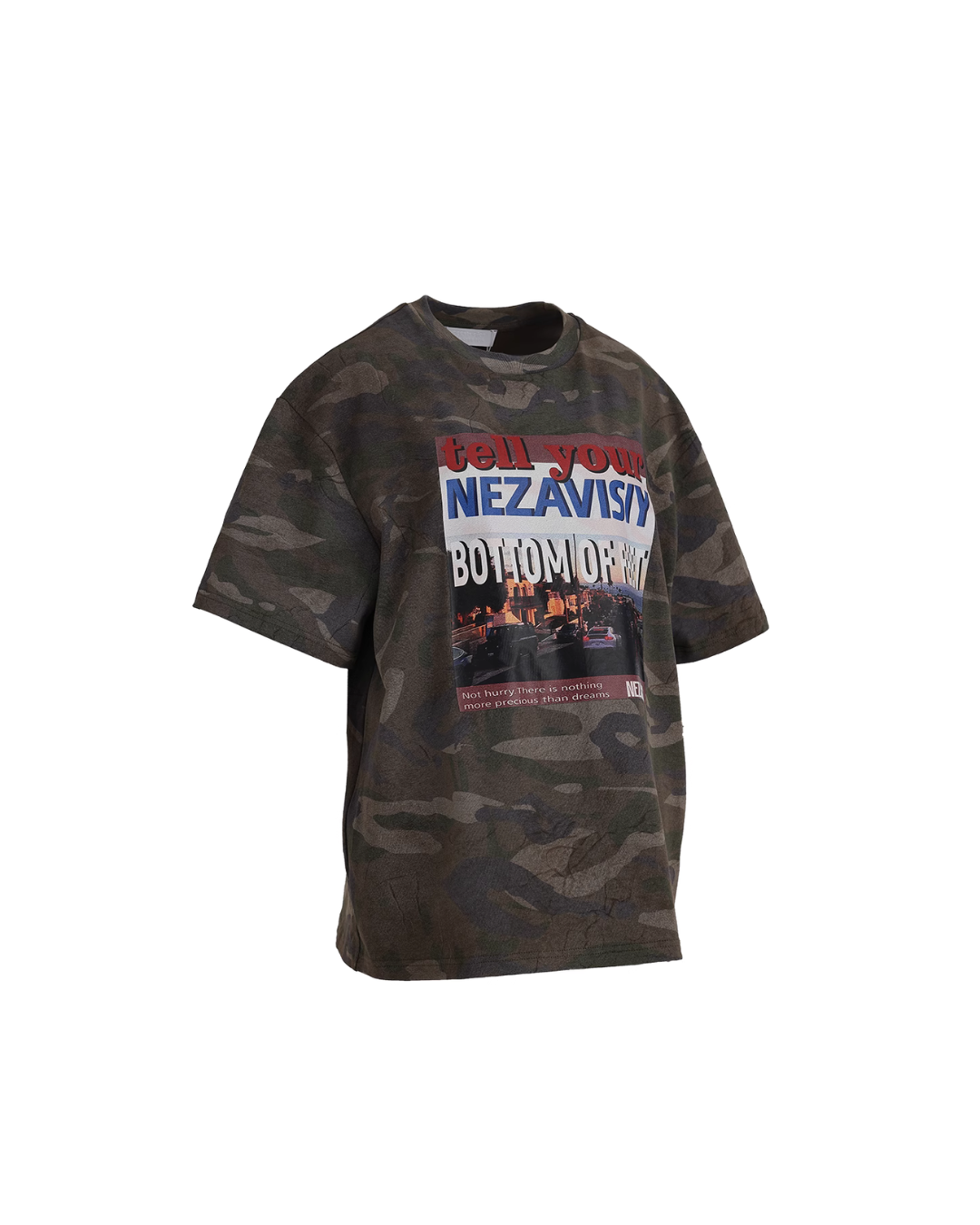 Retro Camouflage Short Sleeve T-Shirt ACS0252