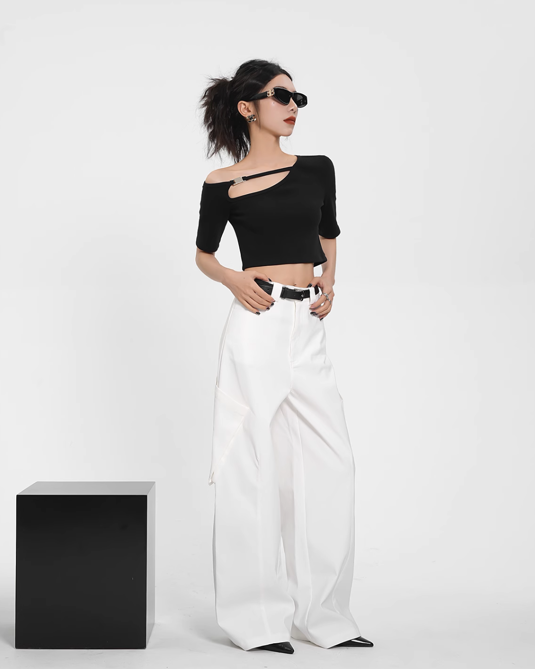 Wide Cargo Pants SRS0297