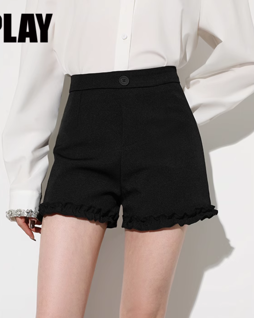 Frilled High Waisted Pants DPY0023