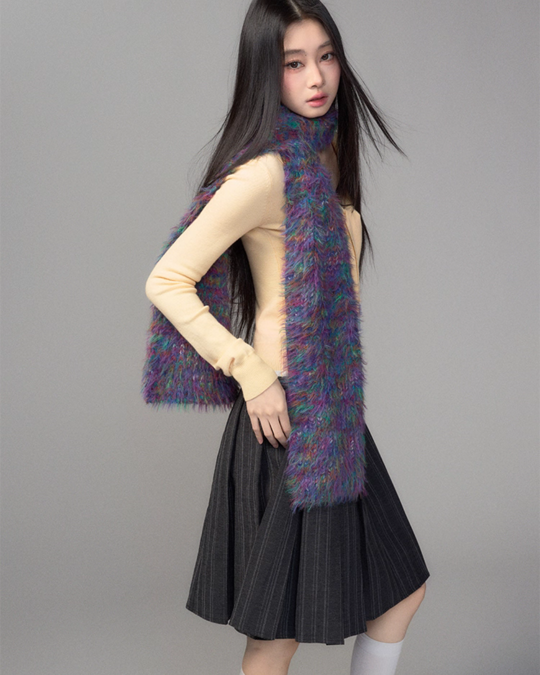 College Style Pleated Skirt TRK0003