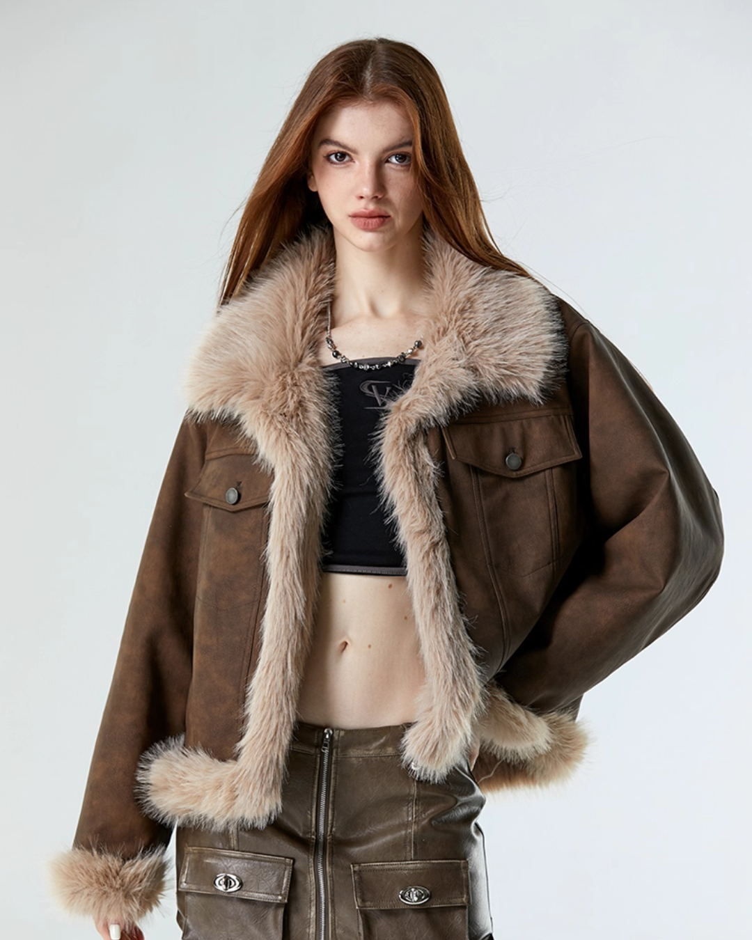 Vintage Mouton Coat VSE0066