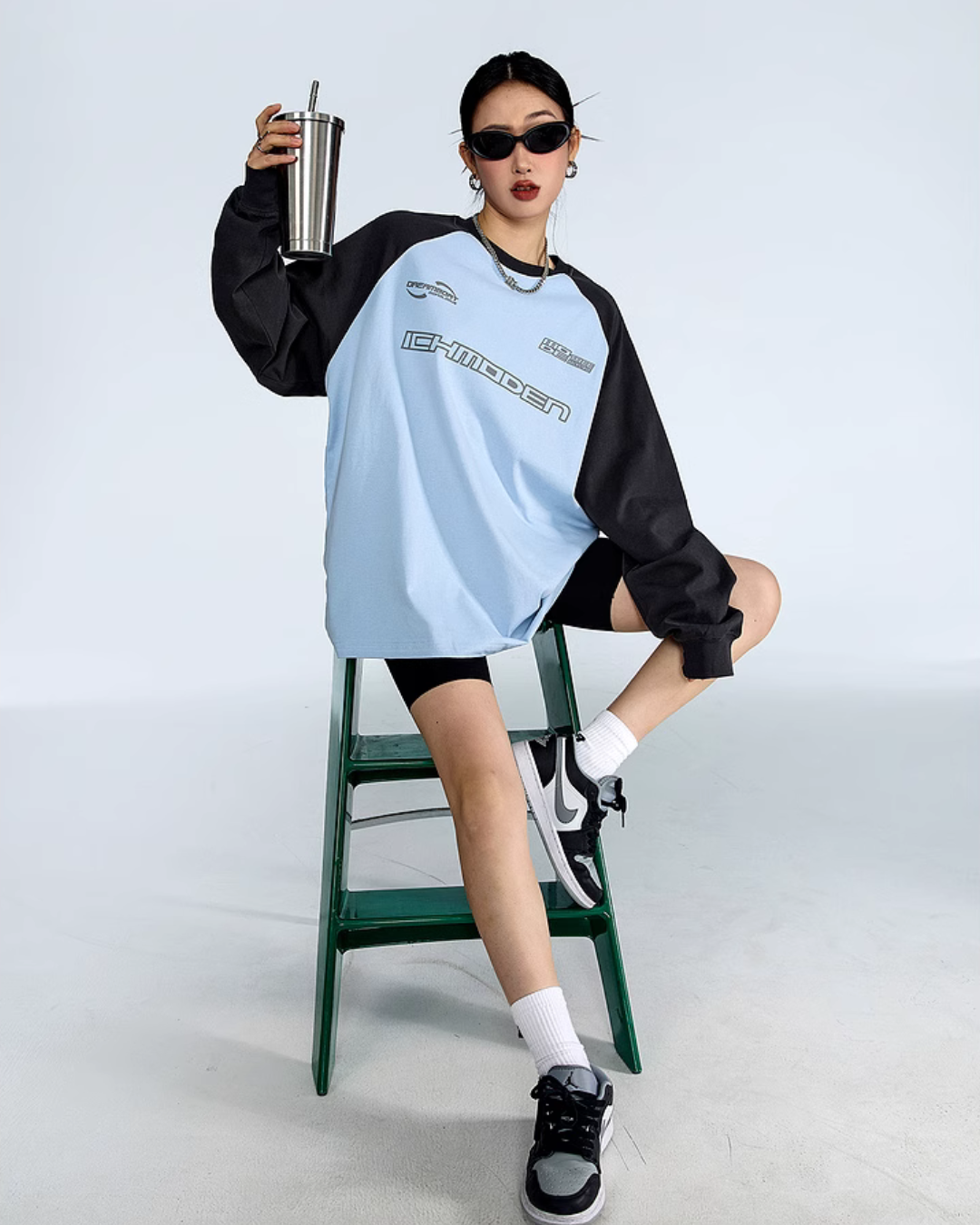 Logo Raglan Long Sleeve T-Shirt ICM0061