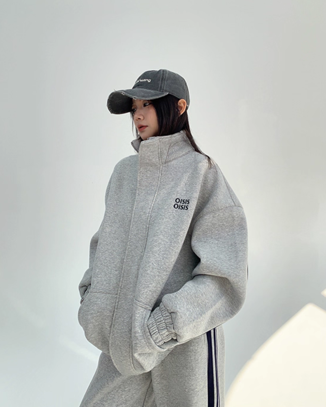Sideline Stand Neck Jacket / Loose Pants YLS0963