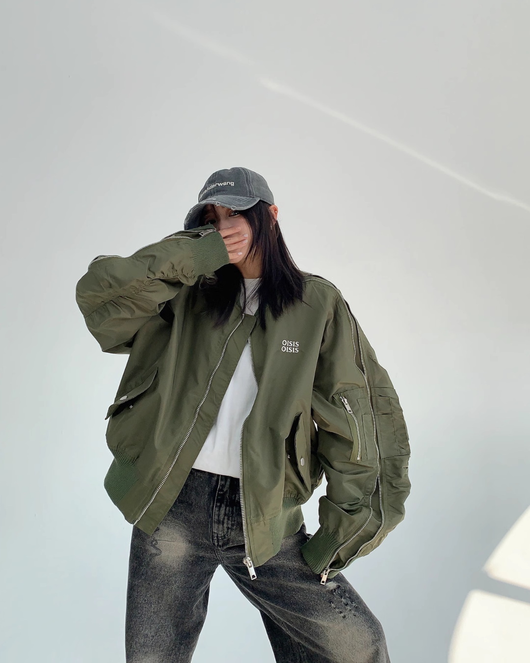 Zip Side Line MA-1 Blouson YLS0823