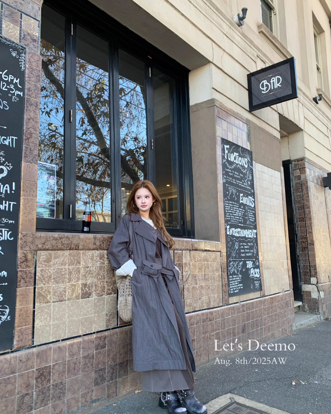 Belted Long Trench Coat DEM0012