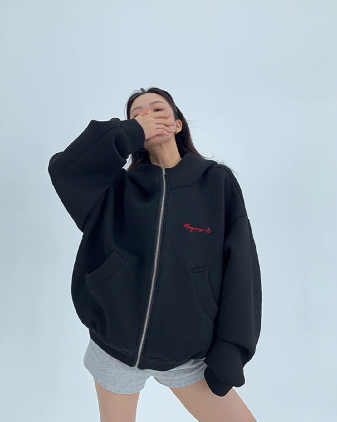 Back Logo Sweat Hood Jacket YLS0908