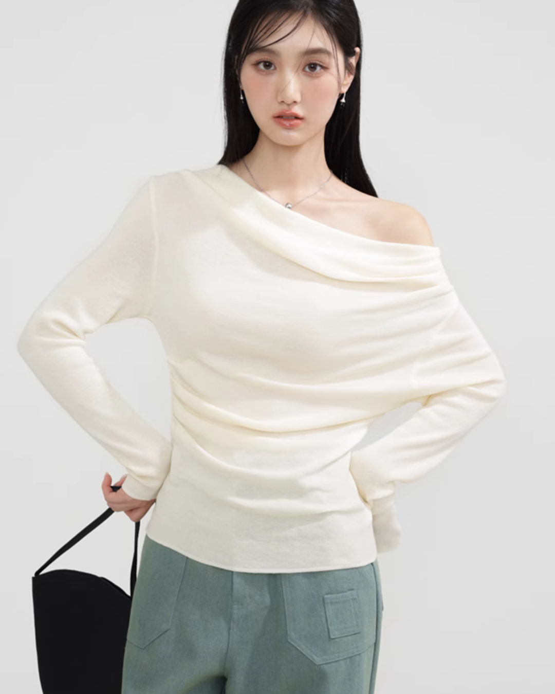 Draped Wrap Top CHS0008