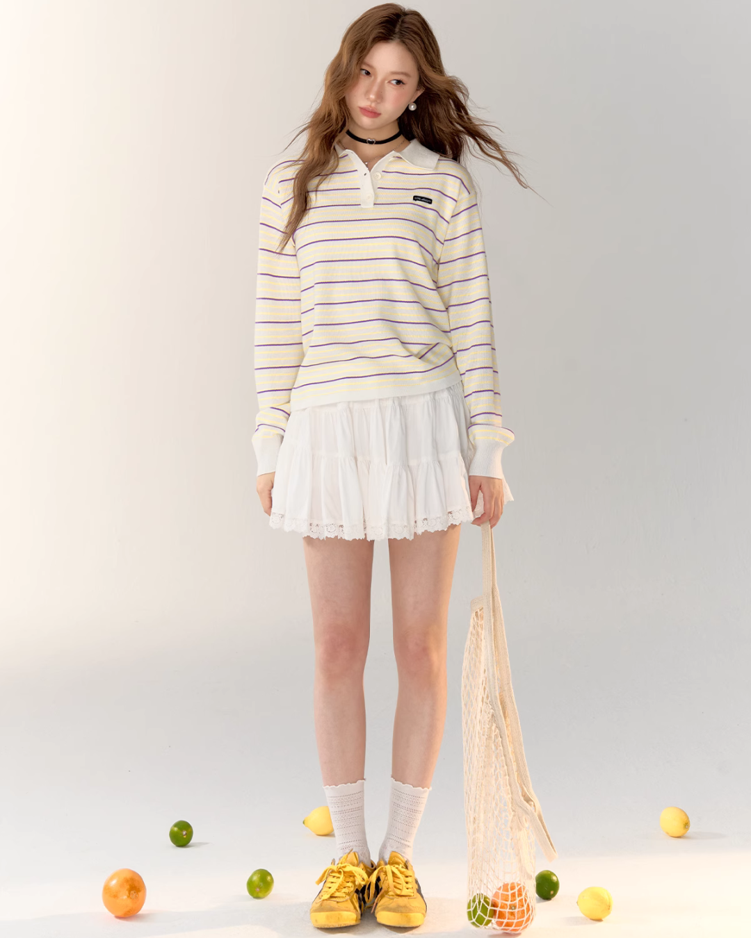 Polo Casual Long Sleeve Tops ASG0025