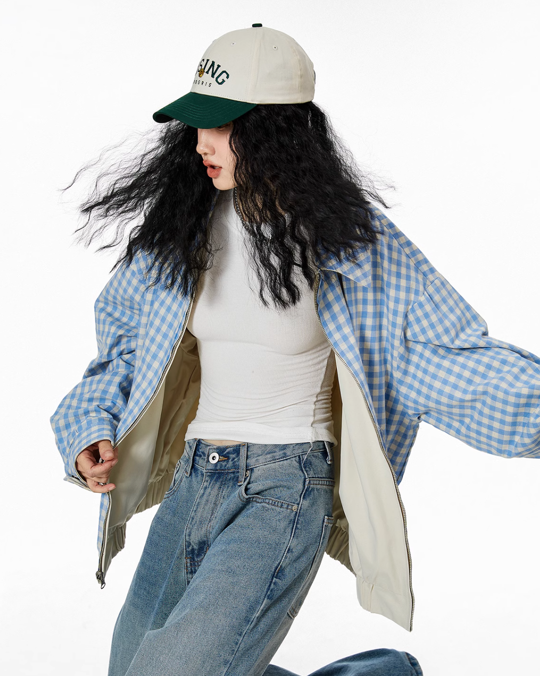 Reversible Plaid Jacket ICM0067