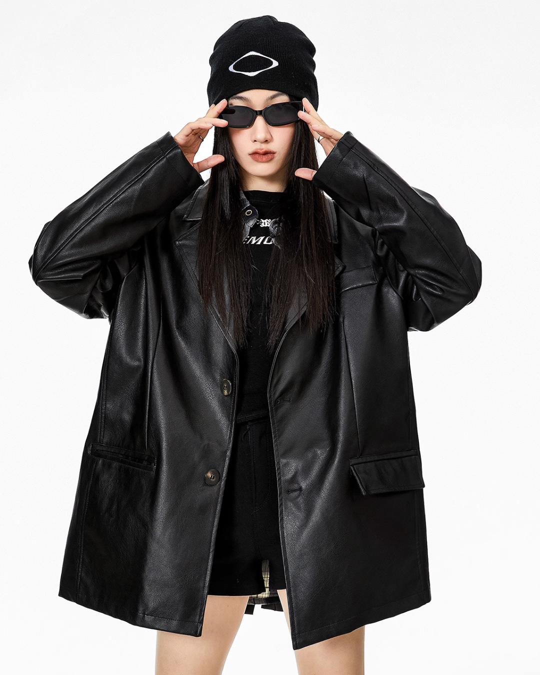 Vintage Leather Jacket ICM0066