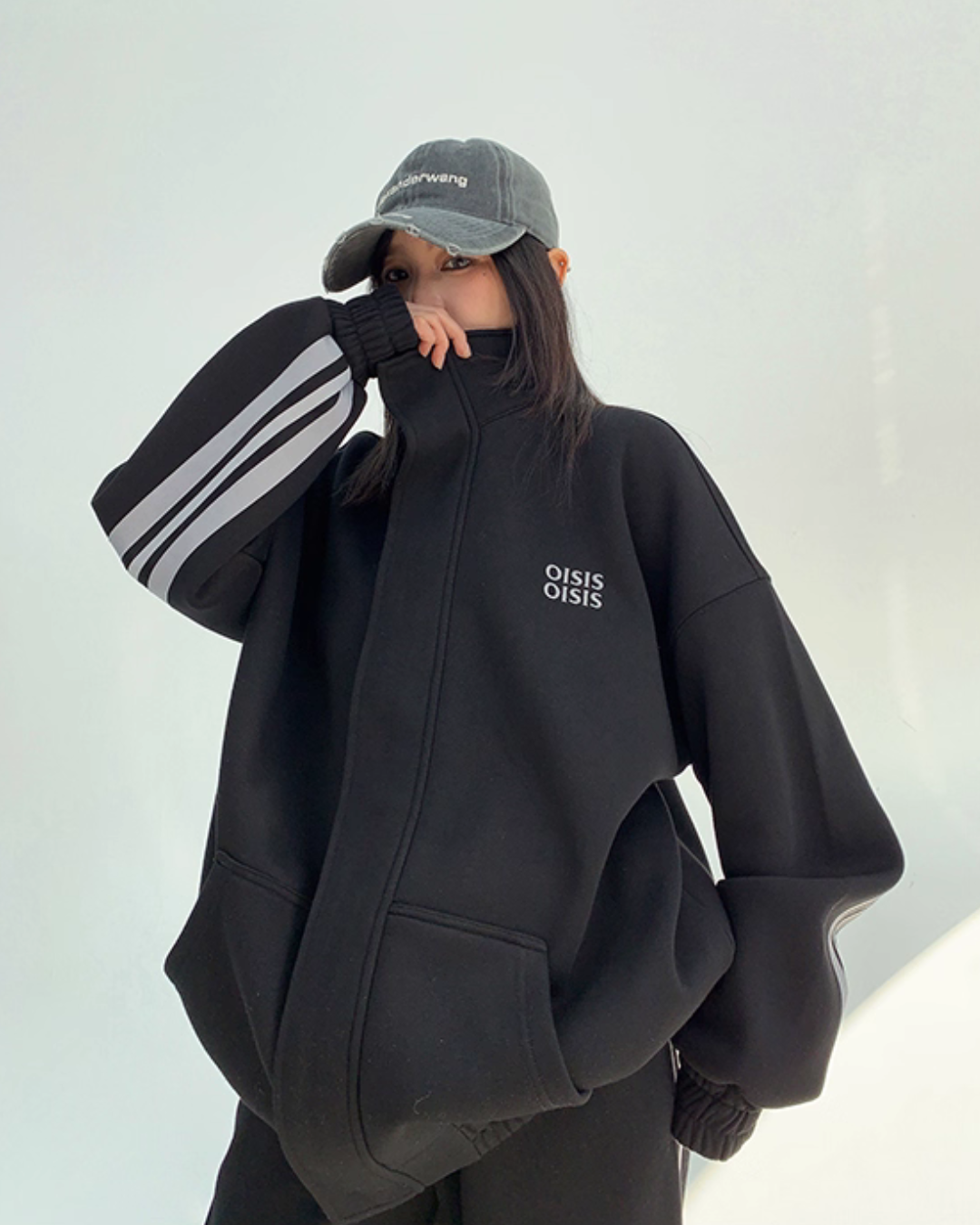 Sideline Stand Neck Jacket / Loose Pants YLS0963
