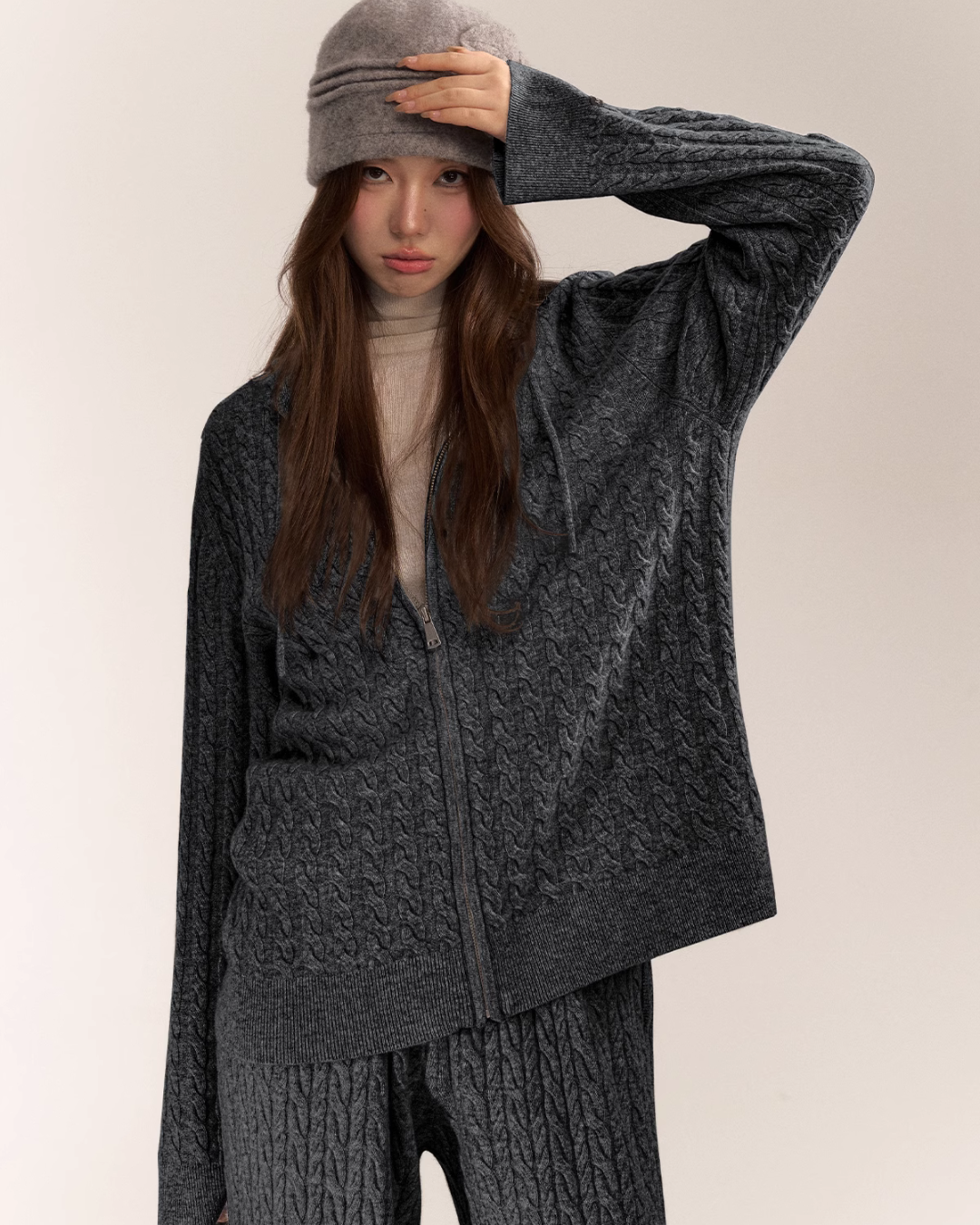 Cable Knit Hoodie / Cable Knit Pants ASG0008