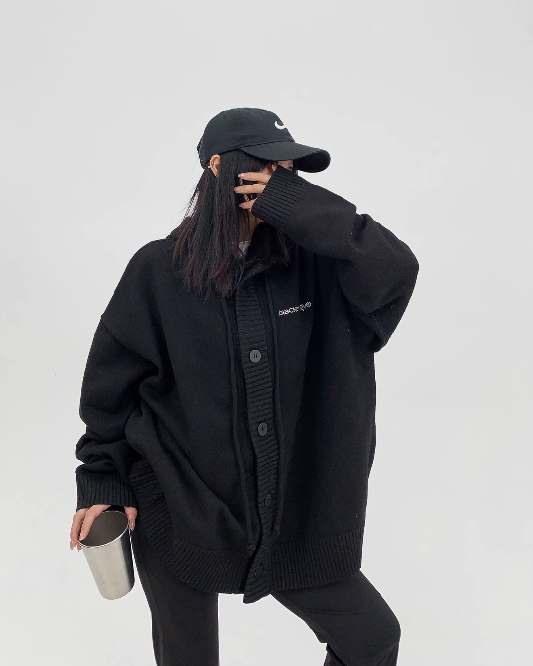 Hood Knit Cardigan YLS0711