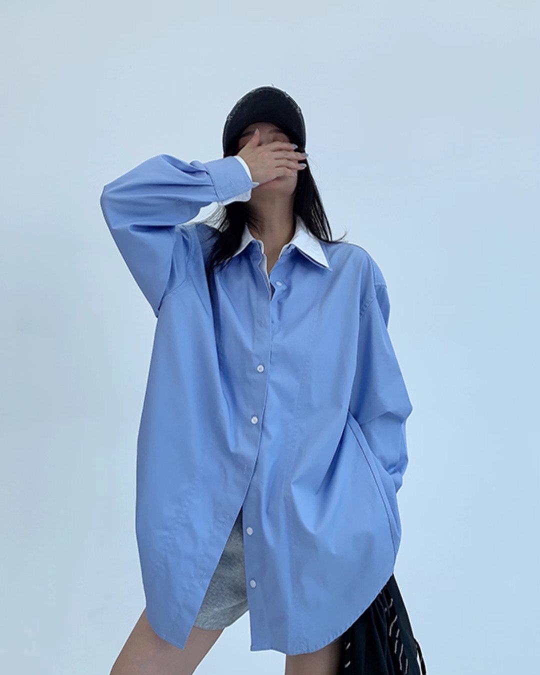 Layered Style Long Sleeve Shirt YLS0902