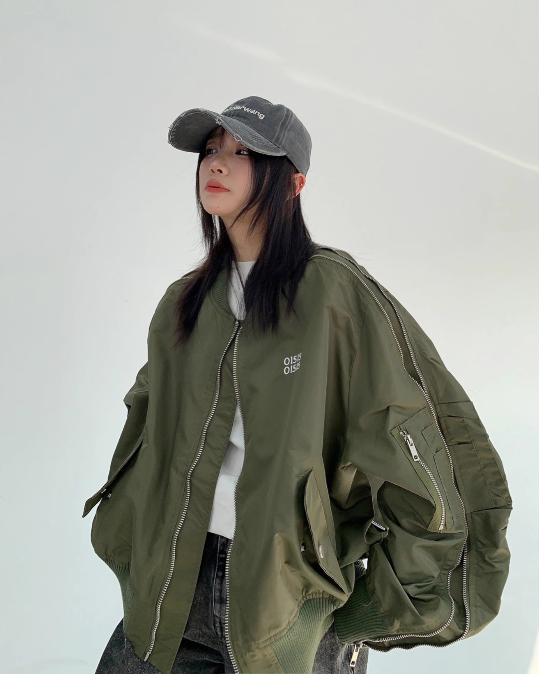 Zip Side Line MA-1 Blouson YLS0823
