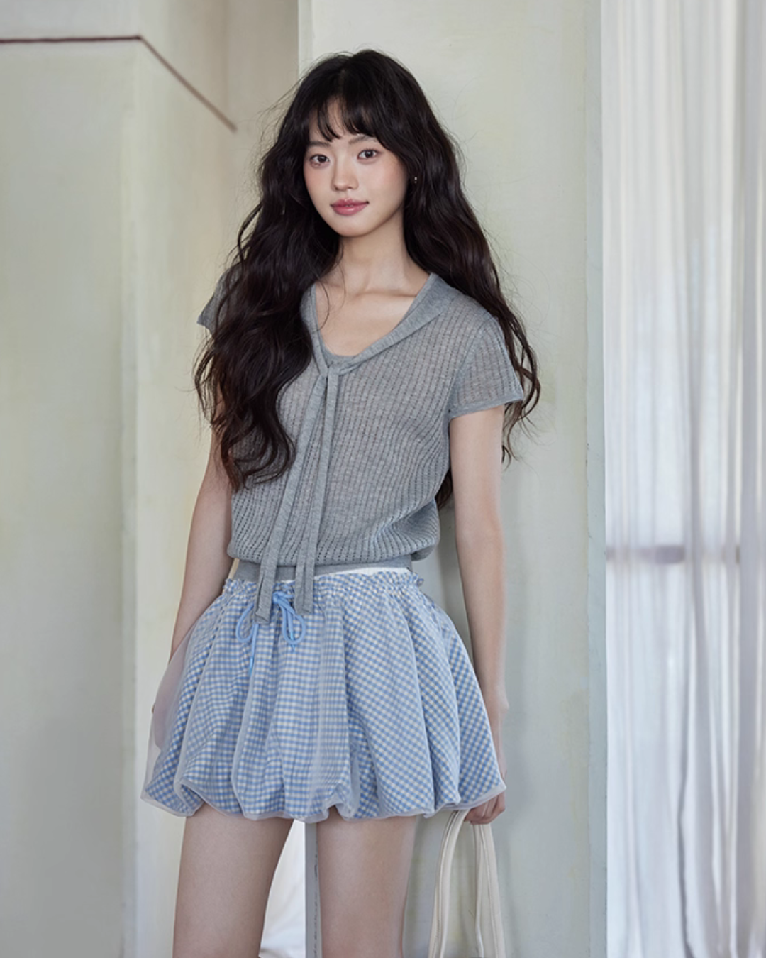 French Sleeve Knit Top SMS0027