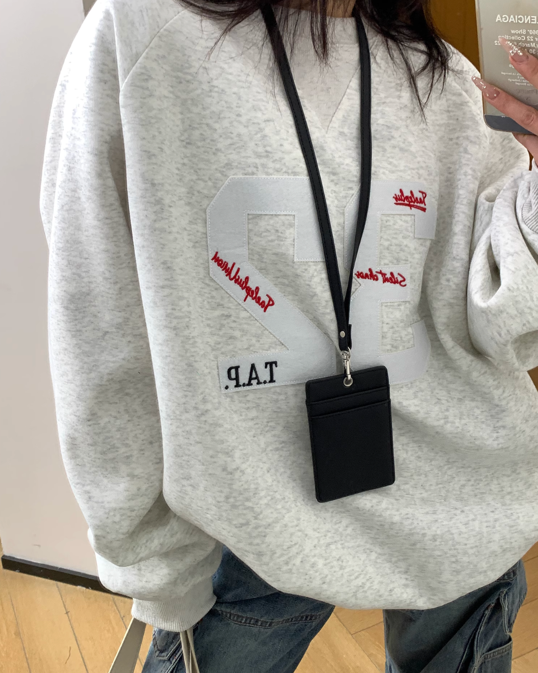 Number Logo Sweat Top YLS0827