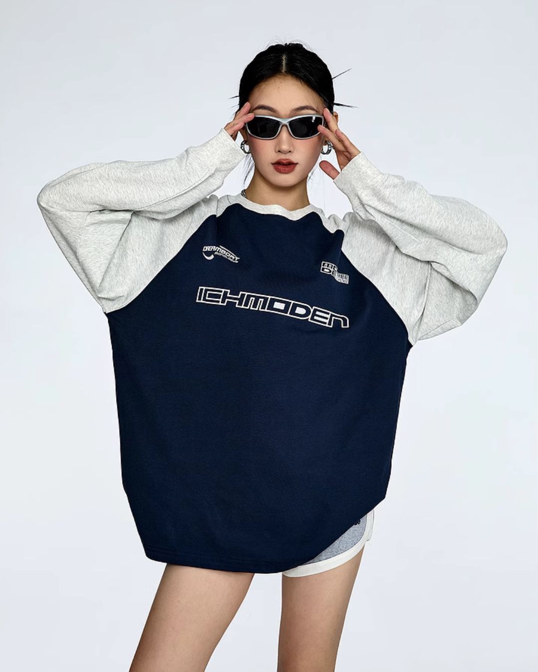 Logo Raglan Long Sleeve T-Shirt ICM0061