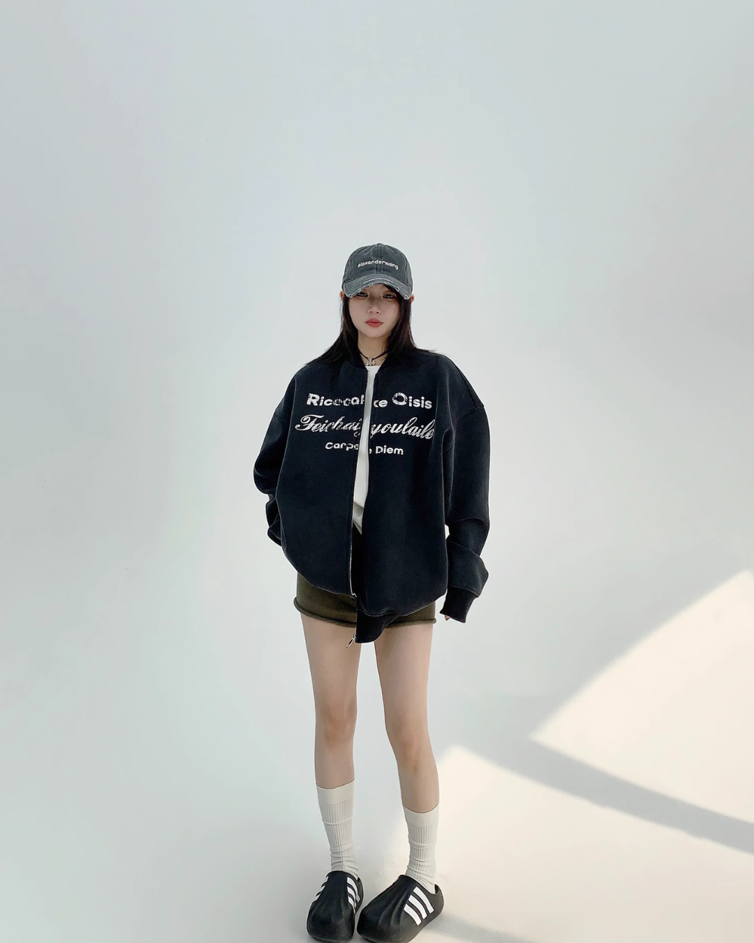 Heavy Logo Zip Jacket YLS0763