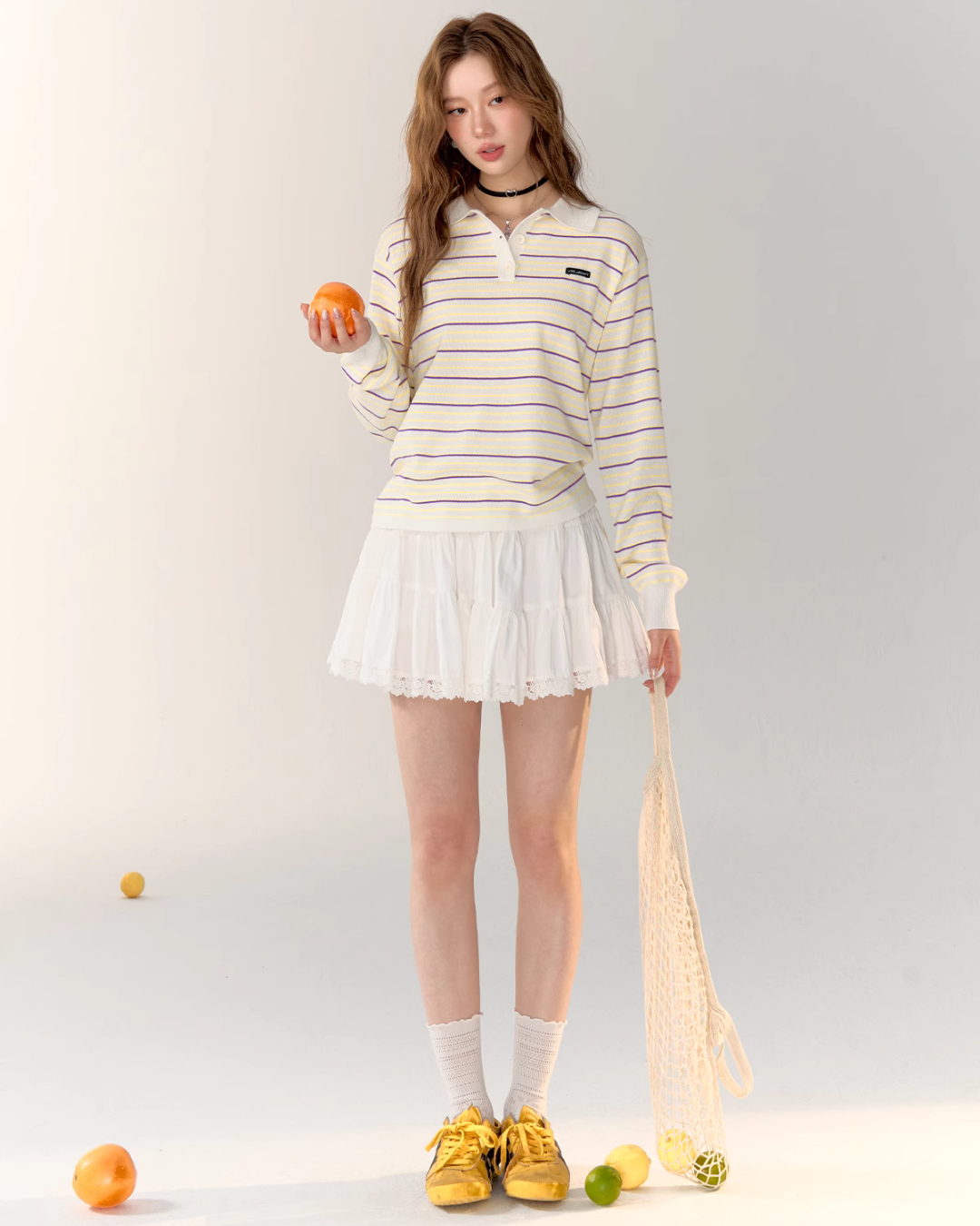 Polo Casual Long Sleeve Tops ASG0025